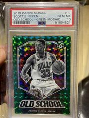 Scottie Pippen [Green Mosaic] Basketball Cards 2019 Panini Mosaic Old School Prices