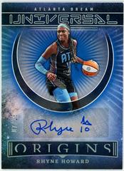 Rhyne Howard [Blue] #UA-RHW Basketball Cards 2023 Panini Origins WNBA Universal Autographs Prices