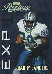 Barry Sanders [Reflections Gold] Football Cards 1999 Playoff Prestige Exp Prices
