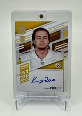 Kenny Pickett [Blue Ink] #PP-KP Football Cards 2022 Panini Donruss Elite Pen Pals Autographs Prices