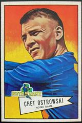 Chet Ostrowski Football Cards 1952 Bowman Large Prices