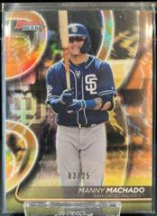 Manny Machado [Orange Refractor] Baseball Cards 2020 Bowman's Best Prices