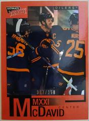 Connor McDavid [Red] #CM-5 Hockey Cards 2020 Upper Deck McDavid MMXXI Prices
