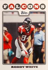 Roddy White #130 Football Cards 2008 Topps Prices