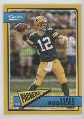 Aaron Rodgers [Timeless Tributes Gold] #36 Football Cards 2018 Panini Classics Prices