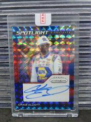 Chase Elliott [Hyper Red Blue] #SS-CE Racing Cards 2021 Panini Prizm Spotlight Signatures Prices