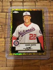 Juan Soto [Black Gold] Baseball Cards 2021 Topps Chrome Platinum Anniversary Prices