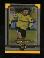 Jadon Sancho [Gold] Soccer Cards 2019 Topps Museum Collection Bundesliga Prices