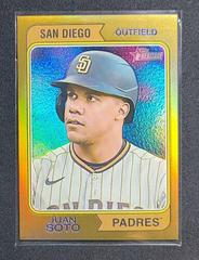 Juan Soto [Chrome Gold] #364 Baseball Cards 2023 Topps Heritage Prices