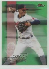 Francisco Lindor [Green Refractor] #37 Baseball Cards 2016 Topps Finest Prices