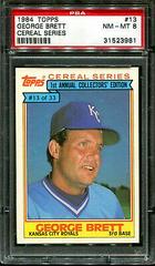 George Brett #13 Baseball Cards 1984 Topps Cereal Series Prices