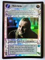 Master Qui-Gon [Foil] Star Wars CCG Reflections III Prices