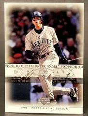 Alex Rodriguez Baseball Cards 2002 Upper Deck Honor Roll Prices