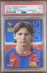 Lionel Messi [Campeon Spanish] Soccer Cards 2004 Panini Sports Mega Cracks Barca Prices