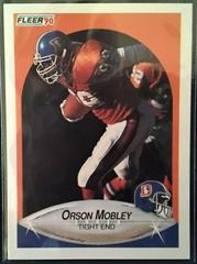 Orson Mobley Football Cards 1990 Fleer Prices