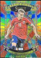Martin Odegaard #13 Soccer Cards 2022 Panini Select FIFA Stained Glass Prices