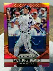 Chipper Jones [Red Prizm] #164 Baseball Cards 2014 Panini Prizm Prices