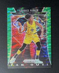 Candace Parker [Prizm Green Pulsar] Basketball Cards 2020 Panini Prizm WNBA Far Out Prices