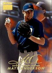 Matt Anderson #7 Baseball Cards 1999 Skybox Premium Prices