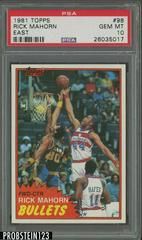 Rick Mahorn East Basketball Cards 1981 Topps Prices