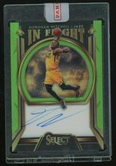 Donovan Mitchell [Neon Green Prizm] #IF-DML Basketball Cards 2019 Panini Select in Flight Signatures Prices