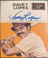 Davey Lopes #LOP Baseball Cards 2014 Panini Golden Age Historic Signatures Prices