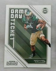 Michael Gallup #20 Football Cards 2018 Panini Contenders Draft Picks Game Day Ticket Prices