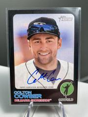 Colton Cowser [Black] #ROA-CCR Baseball Cards 2022 Topps Heritage Minor League Real One Autographs Prices