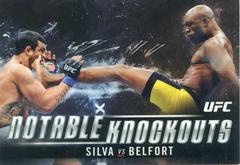 Anderson Silva Ufc Cards 2018 Topps UFC Chrome Notable Knockouts Prices