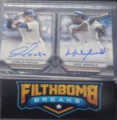 Dave Winfield, Oswald Peraza #DA-PW Baseball Cards 2023 Topps Museum Collection Dual Autographs Prices