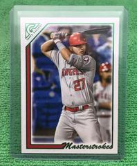 Mike Trout [Green] Baseball Cards 2022 Topps Gallery Masterstrokes Prices