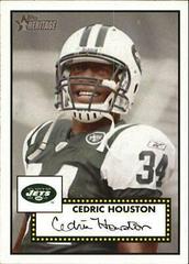Cedric Houston #15 Football Cards 2006 Topps Heritage Prices