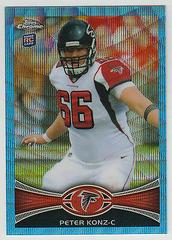 Peter Konz #BW-96 Football Cards 2012 Topps Chrome Blue Wave Refractor Prices
