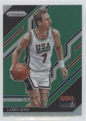 Larry Bird [Green] #4 Basketball Cards 2022 Panini Prizm USA Prices