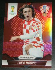Luka Modric [Red Prizm] Soccer Cards 2014 Panini Prizm World Cup Prices
