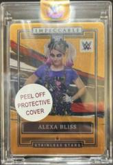 Alexa Bliss [Gold] #25 Wrestling Cards 2022 Panini Impeccable WWE Stainless Stars Prices