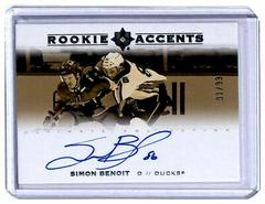 Simon Benoit Hockey Cards 2021 Ultimate Collection Rookie Accents Autograph Prices