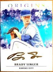 Brady Singer [Gold Ink] Baseball Cards 2021 Panini Chronicles Origins Autographs Prices