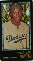 Jackie Robinson [Mini Stained Glass] #129 Baseball Cards 2019 Topps Allen & Ginter Prices