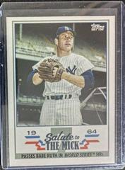 Mickey Mantle #STM-8 Baseball Cards 2022 Topps Update Salute to the Mick Prices