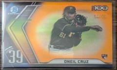 Oneil Cruz [Orange] #BTP-39 Baseball Cards 2022 Bowman Scouts' Top 100 Prices