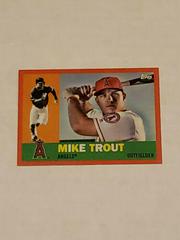 Mike Trout [Bat Behind Head Soft Red] #1 Baseball Cards 2017 Topps Archives Prices