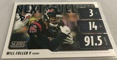 Will Fuller V #NLS-WF Football Cards 2020 Panini Score Next Level Stats Prices