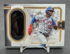 Francisco Lindor Baseball Cards 2023 Topps Definitive Helmet Collection Prices