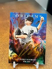 Clarke Schmidt [Gold Gold Ink] Baseball Cards 2021 Panini Chronicles Origins Signatures Prices