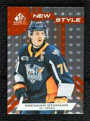 Brennan Othmann [Orange Foilboard] #NS-BO Hockey Cards 2021 SP Game Used CHL New Style Prices
