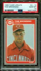 Tom Browning #U-12 Baseball Cards 1985 Fleer Update Prices
