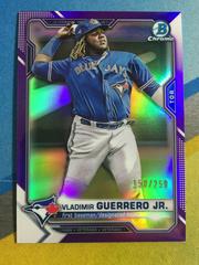 Vladimir Guerrero Jr. [Purple Refractor] Baseball Cards 2021 Bowman Chrome Prices