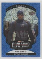 Chris Evans as Captain America [Blue Line] #50 Marvel 2022 Allure Prices