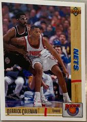 Derrick Coleman #R10 Basketball Cards 1991 Upper Deck Rookie Standouts Prices